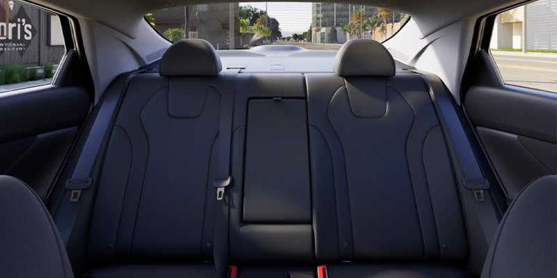2026 Hyundai Elantra rear passenger seating interior view