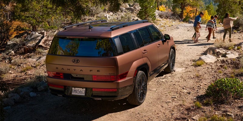 2026 Hyundai Santa Fe XRT SUV exploring rugged outdoor trail