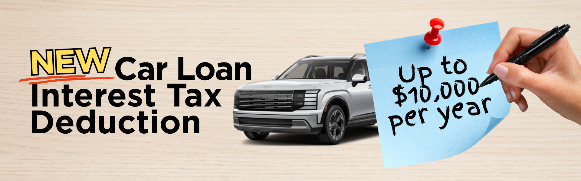 New Car Loan Interest Tax Deduction