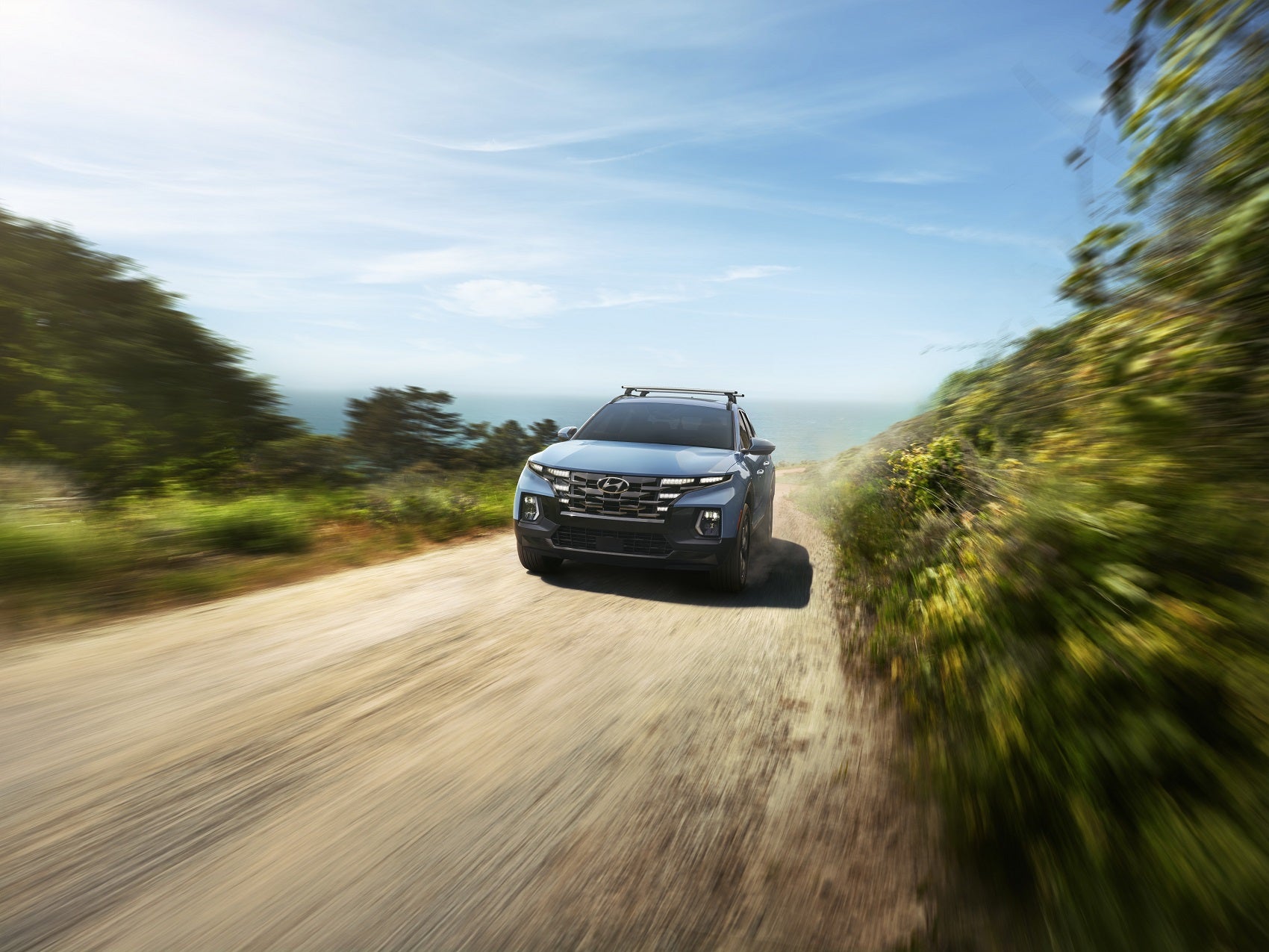 New Hyundai Tucson Driving in Hawaii